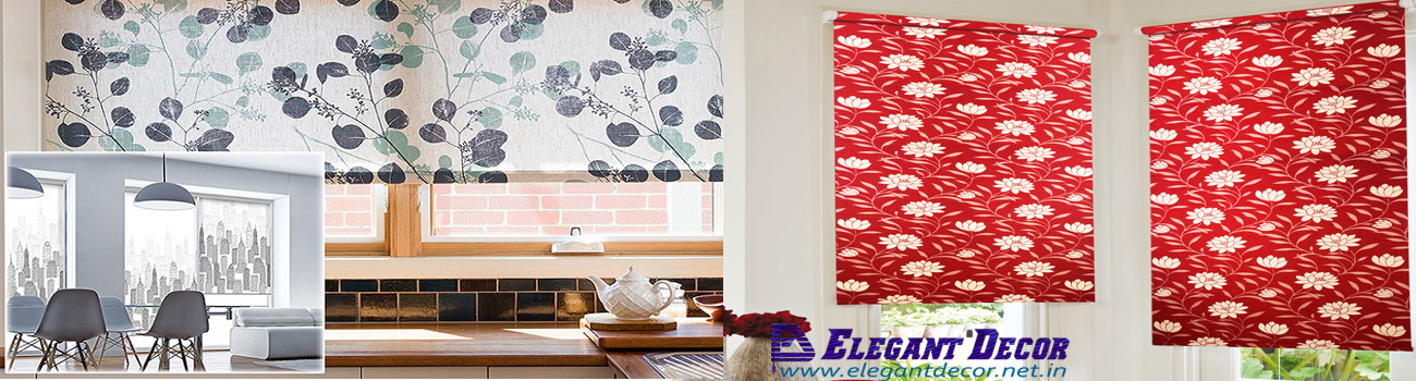 Printed Blackout Roller Blinds Custom printed blackout roller blinds for bedroom light control